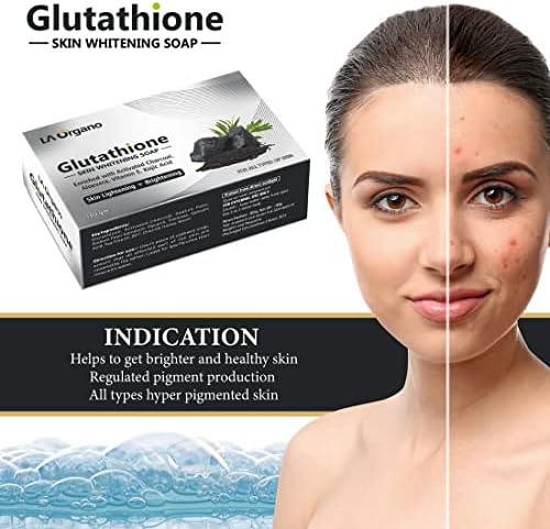 Dalal glutation aktivni ugalj sapun za izbjeljivanje kože za sve tipove kože pakovanje od 6 komada