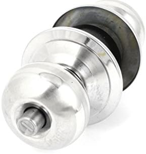 Uxcell kvaka za vrata u kupaonici kvaka za ulazni ključ brava za zaključavanje srebrni ton