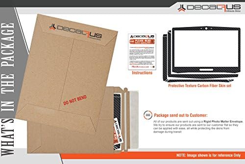Decalrus - Zaštitna naljepnica za LG gram 15z990 laptop srebrne teksture četkanje aluminijumske