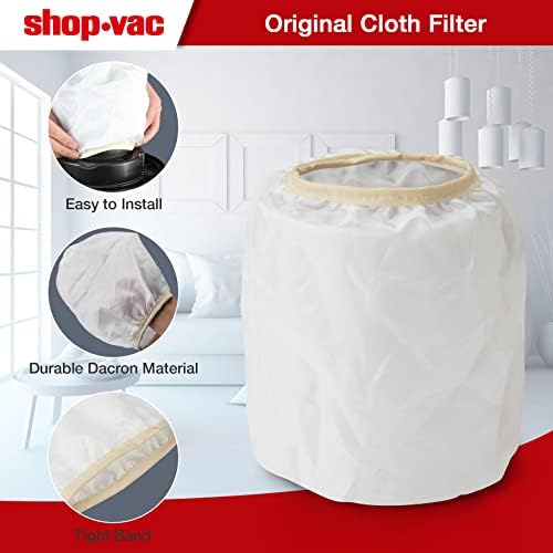Trgovina-VAC 90115 Dacron tkanina za filtriranje za većinu trgovine Vac mokri / suhi usisivači