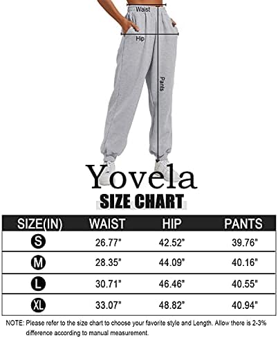 Yovela ženska visoka struka Torgy patchypants comfy pamuk visoki struk jogger hlače y2k trendy lounge pantalone