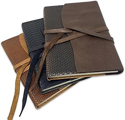 Epica Leather Wrap Notebook, personalizable pisanje Journal, 256 stranice, original, Writers Daily Diary, koža-Bound Notepad poklon za njega nju, godišnjica, muškarci, žene