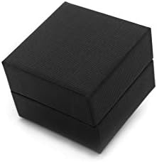 Jewellbox luksuzna crna kutija za prstenove-Poklon kutija za rođendan vjenčanja za prstenje-mala Poklon kutija za Dan zaljubljenih