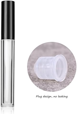 GFRGFH 5kom / set 5ml Clear Empty Lipgloss bočica za oči Eyeliner posuda za ulje sjajilo za usne Split