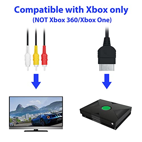 Gam3Gear kompozitni audio video AV kabel za originalni klasični Microsoft Xbox Gen 1