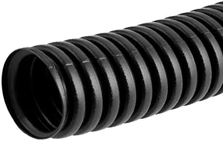 Novi LON0167 Zaštitni spiralni cjevovod za cijev od valovitog cijevi 6,2m 20,3ft 20mm od crne