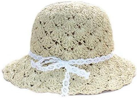 Nut - ljetne žene dječji luk meka papir Top Boater Mornar Trilby Sun Hat Cap plaža
