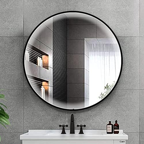 Twalsu 24 x 32 inčno zidno ogledalo za kupatilo, LED toaletno ogledalo za kupatilo sa zlatnim metalnim