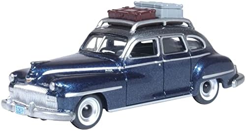 1946 DeSoto Prigradski W / krovni nosač i prtljag leptir plava metalik W / kristalno siva Top
