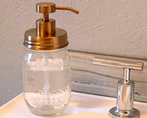 Rose Gold Sapun pumpa Dispenser poklopca za redovne tegle za usta Masona Jar Lifestyle