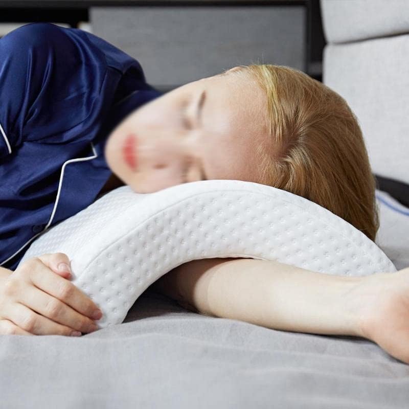SJYDQ u obliku zakrivljenog jastuka u obliku spavanja jastuk za ručnu šuplju jastuk za vrata putnice