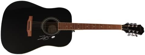 Lee Brice potpisan autogram pune veličine Gibson Epiphone Acoustic Guitar W / JSA Autentifikacija - Country Music Stud, ljubav kao luda, tvrda 2 Ljubav, ne plešem, hej svijet