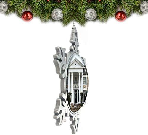Umsufa USA America Graceland Memphis Božić Ornament Tree Decoration Crystal Metal suvenir poklon