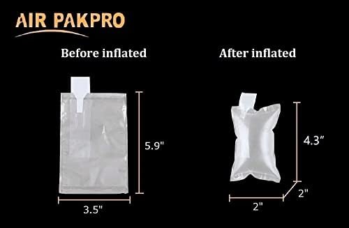 100 pakovanja, besplatna pumpa za ručnu pumpu Pakpro 3.5x5.9inch bistra plastična pakiranja na naduvavajuće