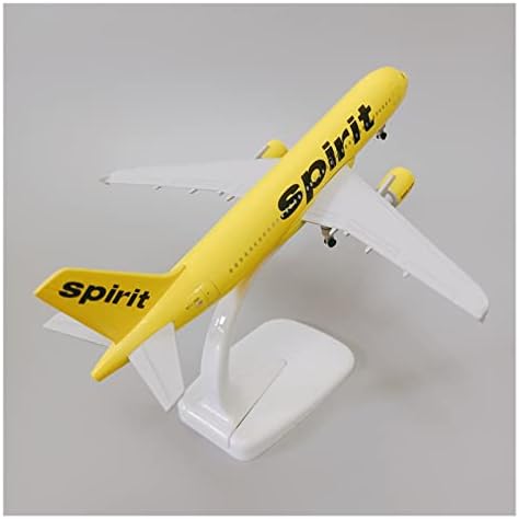 Modeli aviona 20cm pogodni za Spirit Air Airbus 320 A320 model livenog aviona za dekoraciju ili