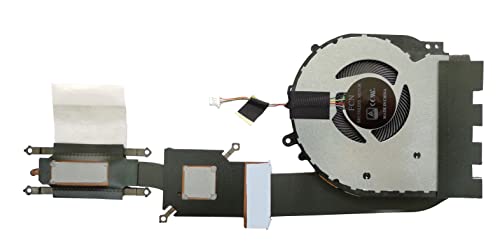 Rvqil Colling Fan i Heatsink za HP Pavilion 14-CD 14-DD 14M-CD, zamjena termalno hlađenje modul Compaitible