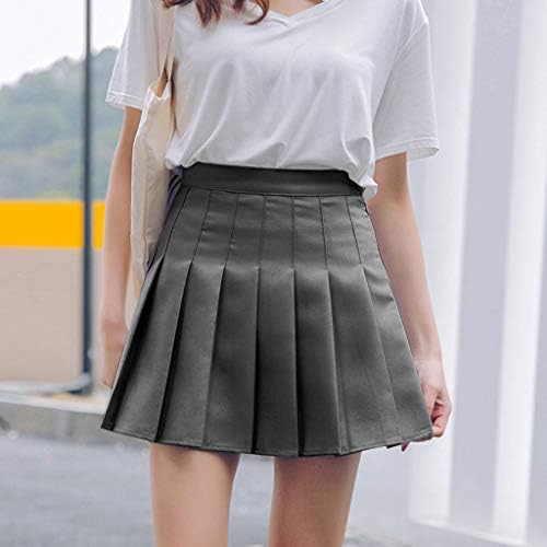 Extra Bed suknja sa punim strukom Mini Suknja visokog modnog Plisiranog struka ženska Casual tanka suknja teniska suknja