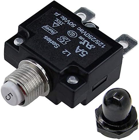 RKURCK AC 125 / 250V push gumb Resetiraj 5A prekidači za zaštitu termičkog preopterećenja sa brzim priključcima