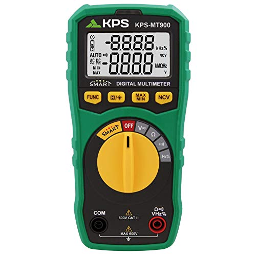 KPS-MT900 pametni digitalni multimetar 6000 tačaka, mačka. III 600V, DC / AC napon, otpor 10Mω, frekvencija