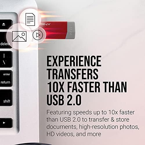 PNY USB 3.0 Flash pogon, 64 GB, različite boje, P-FD64Geledg