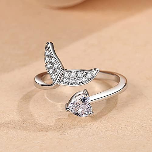 2023 Novi riblji reilni prsten za srce za žene modni nakit Popularni dodaci za suprugu Vintage