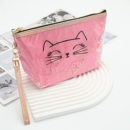 Aufruh Slatka mačka za šminku za torbicu Torbica toaletna torba Dodatna oprema Organizovanje patentnih