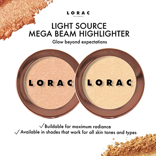 Lorac izvor svjetlosti Mega Beam Highlighter | Highlighter puder za šminkanje | Shimmer Highlighter