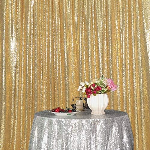 Kvadratna pozadina sa šljokicama 8FT x 8ft pozadina zlatne zavjese za Božić na vjenčanju