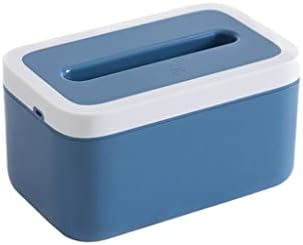 Lukeo plava kutija za tkivo salveta s noćnim svjetlom Dozvoljeno kućište za skladištenje tkiva za odlaganje stola tkiva
