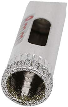 Novi Lon0167 8mm Diamond Featured Grit Hole testera pouzdana efikasnost burgija Silver Tone 10kom