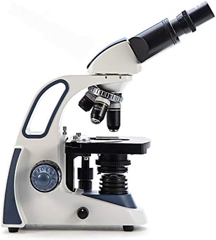 Swift SW380B 40x-2500X uvećanje, Siedentopf glava, laboratorijski mikroskop binokularnog jedinjenja istraživačkog kvaliteta sa Okularima širokog polja 10x i 25x, sa kompletom dodatne opreme za pripremu klizača za dečiji mikroskop