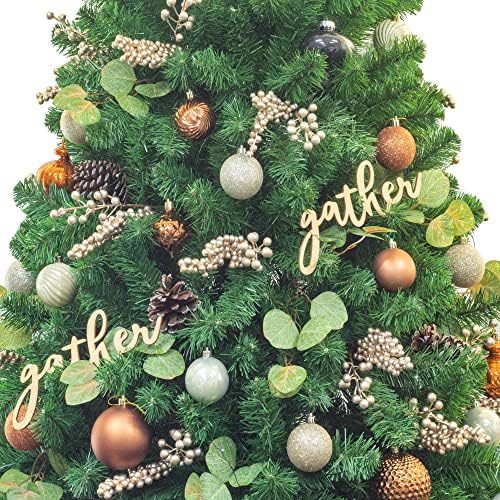 KI Store jesenji Božić kugle 34kom 2.36-inčni božićno drvo ukras ukrasi za Božić Tree Holiday vijenac vijenac
