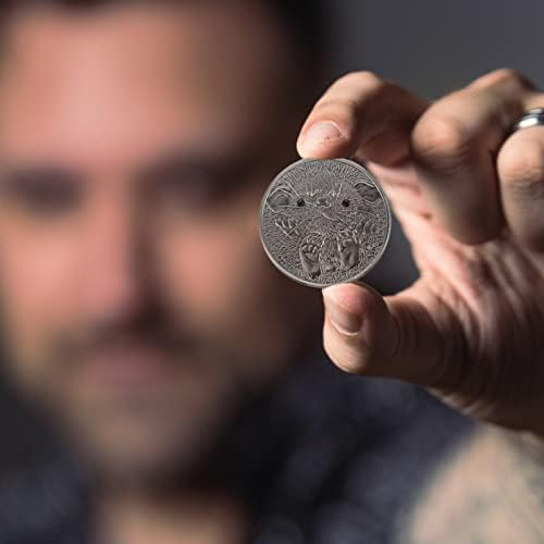 Nuobesty kolekcija smiješni novčići dijamantski stil jež debeli umjetnički uzorak kolekcionarski