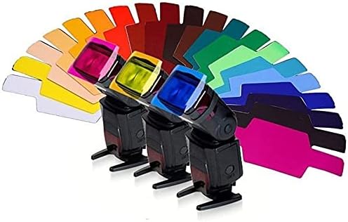 Set filtera u boji 20 listova fotoaparat Flash Gel Light Light Filter Speedlight gel filter Prozirna boja