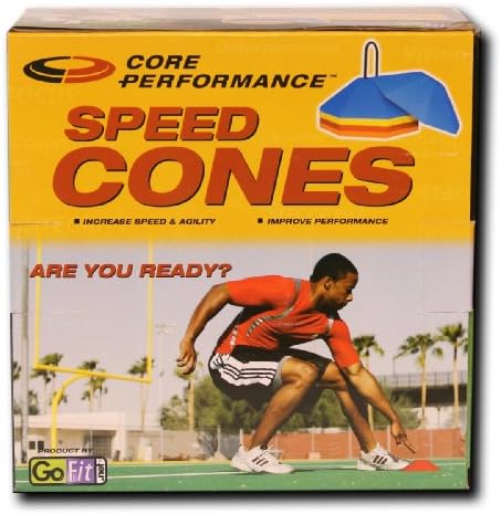 GoFit Speed Cone Set sa osnovnim performansama DVD & amp; ručka za nošenje