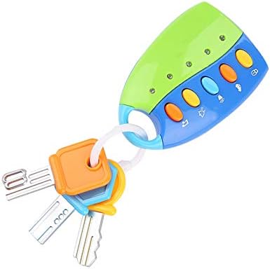 FILFEEL Remote Car Baby Toy, Baby muzički auto daljinski, muzički ključevi od automobila plavi