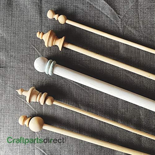Drvene šipke za Tiple - 1-1/4 x 36 nedovršeni štapići od tvrdog drveta - za zanate i DIY - Craftparts Direct-torba