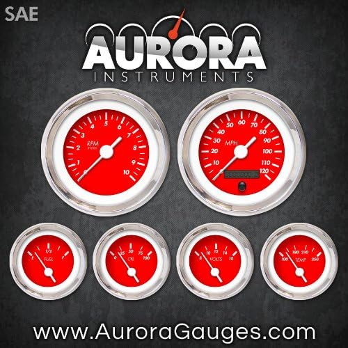 Aurora instrumenti 1207 Marker crveni SAE Set od 6 mjerača