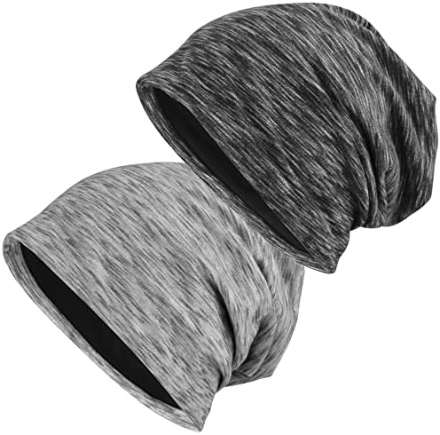EINSKEY Slouchy kapica za muškarce & amp; žene, 2-Pack Oversize Long skull Cap veliki pleteni šešir