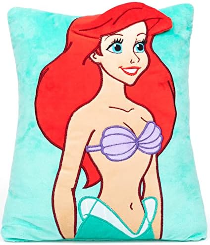 Disney Mala Sirena Ariel Plush Snuggle Jastuk-Super Mekani Dekorativni Jastuk-Mjere 15 Inča