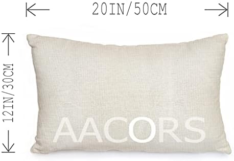 AACORS Uskršnji lumbalni jastuk 12x20 Vodenjak Rabbit Rangbit Farmhouse Dekorativni kauč za jastuke