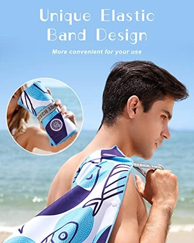ZooAoxo ručnik za plažu, sa otkrivanjem intenziteta UV zračenja, ručnici za kampiranje, bez