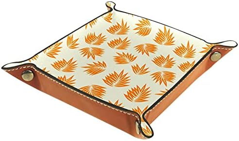 Orange Surf Leaf Leay Storage za novčanike, satove, tipke, kovanice, mobitele i uredsku opremu