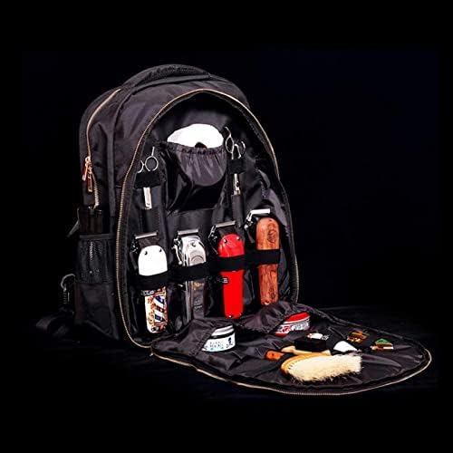 Zhangzhiyua prijenosna torba za šminku, putni višenamjenski ruksak ruksak kozmetički organizator, za brijačke