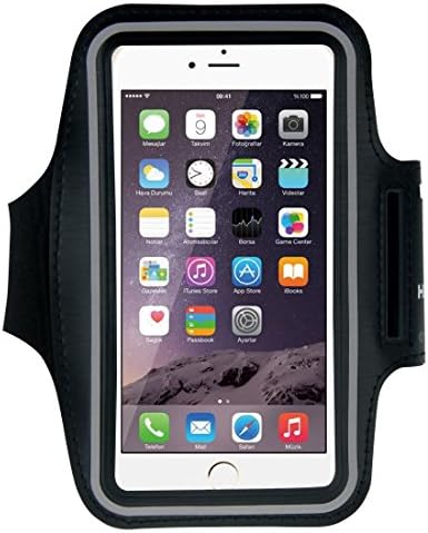 Iphone 6 7 Plus ručica, hawel Sport za vežbanje teretane Sportband Armband Armband s kablovskim karticama za ormariće za kabela za Apple iPhone 7 Plus / 6 Plus / 6s Plus, vodootporan
