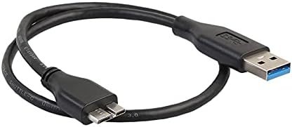 USB Micro-B 3.0 kabel / kabl za Seagate Goflex, ekspanzija, ekspanzijska radna površina Vanjski tvrdi disk Super brzina 5Gbps A / Micro B uređaj, 3,3ft - crna
