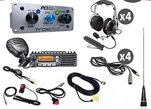 PCI Race Radio Trax Plus Ultimate komunikacijski komplet sa 4 sedišta sa nadogradnjom DSP-a, 2580
