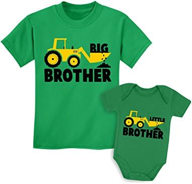 Veliki Brat Mali Brat Odgovarajuće Odjeće Traktorska Košulja Komplet Odjeće Za Dječake