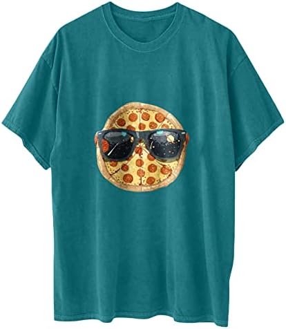 Pamučna majica za djevojčice Ljeto Jesen kratki rukav 2023 Odjeća trendi Crewneck grafička Casual bluza