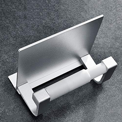 KLHHG toaletni držač papira Space aluminijum višenamjenski držač za pohranu kupaonica police ručnika s držačem